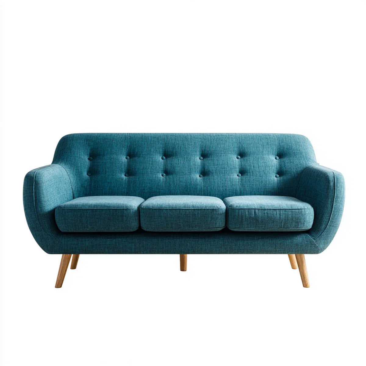 sofa 3-osobowa Benzyna 190 x 80 x 83 cm poliestrowe drewno lite prostokątne