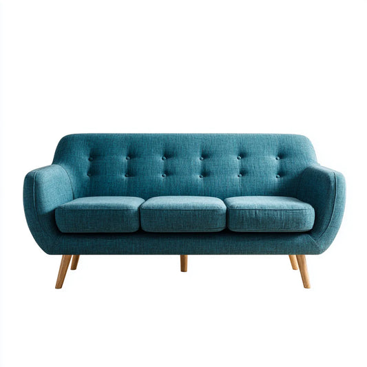 sofa 3-osobowa Benzyna 190 x 80 x 83 cm poliestrowe drewno lite prostokątne