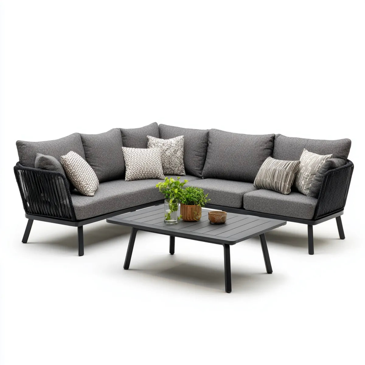Sofa ogrodowa, Meble ogrodowe d, 250 x 190 cm